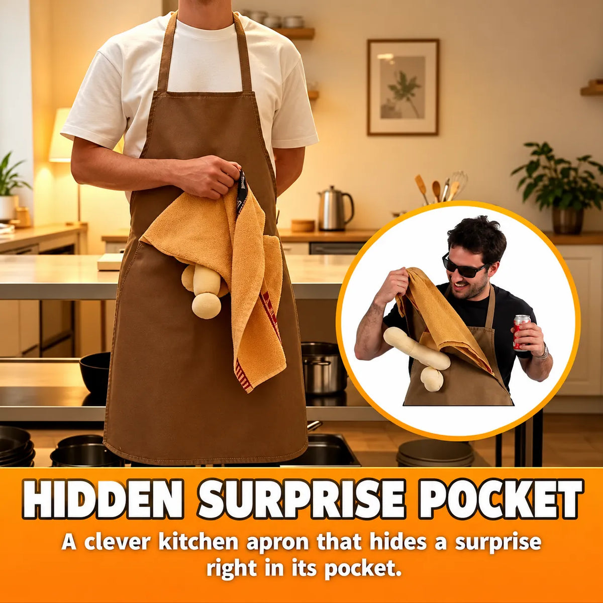The Naughty Apron™ | Hilarious BBQ Gift for Men