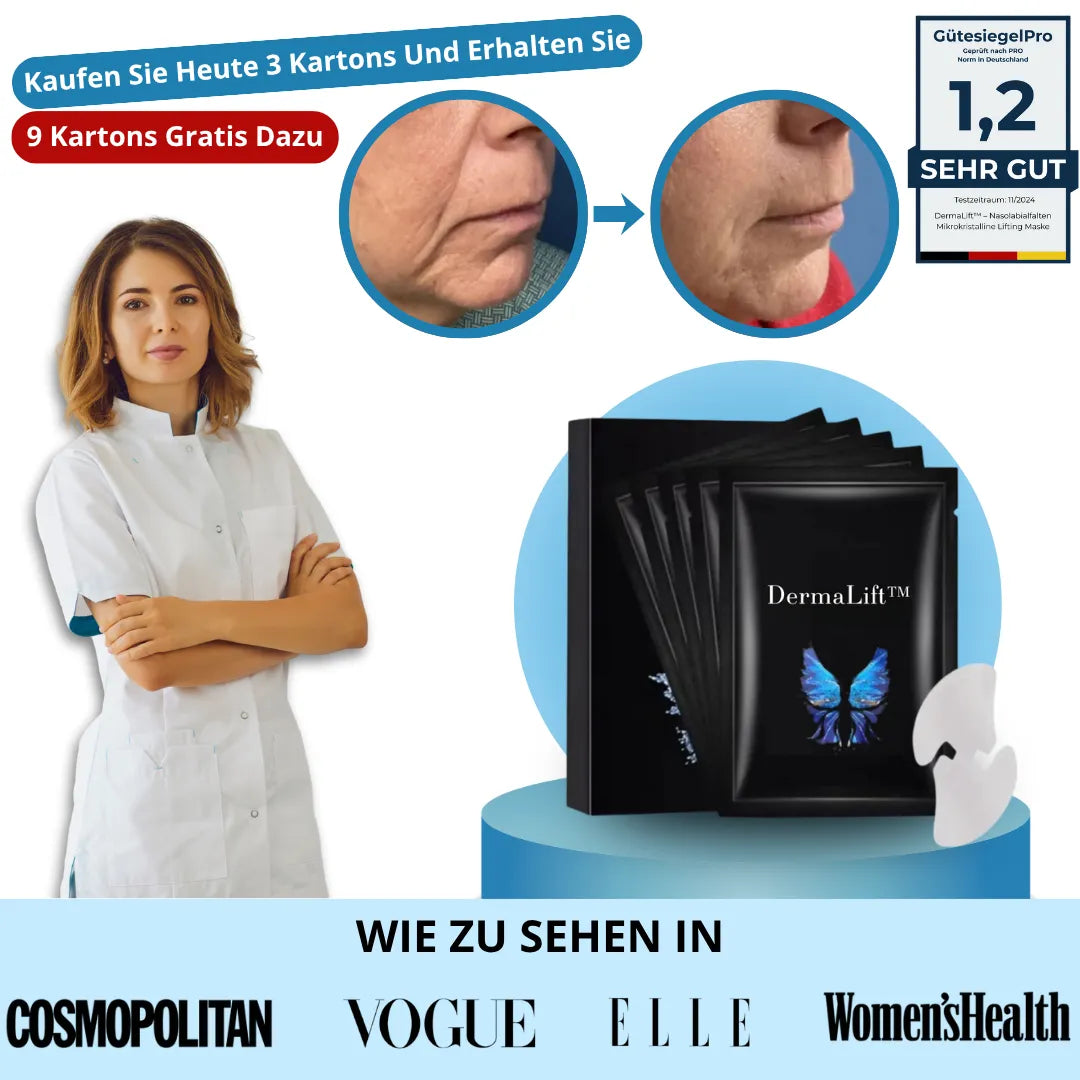DermaLift™ – Nasolabialfalten Mikrokristalline Lifting Maske